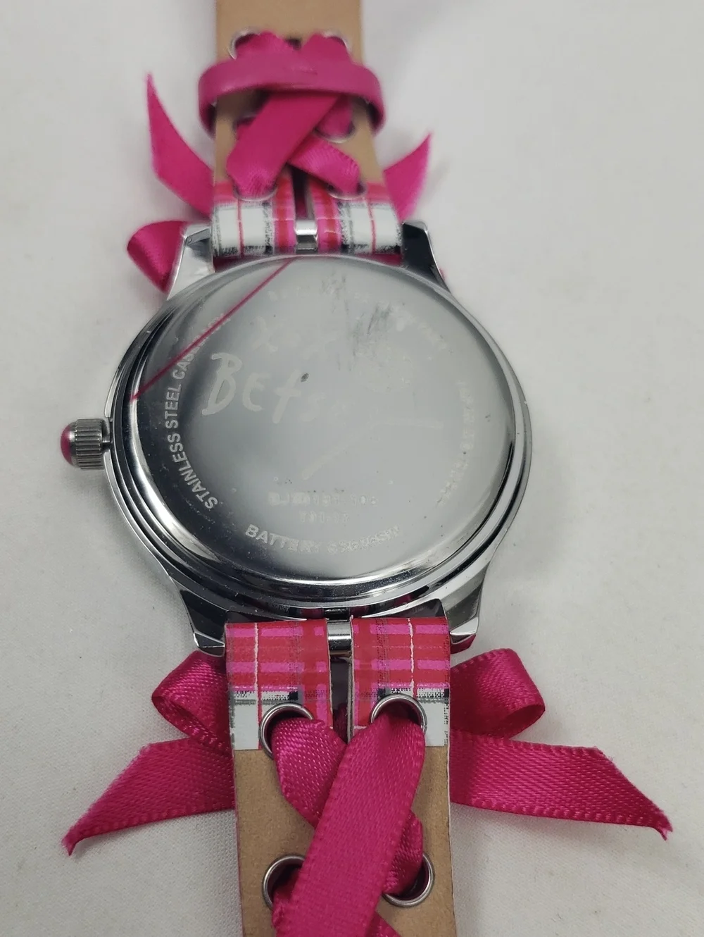 Betsey Johnson Pink Bow Watch - Working